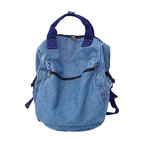 TAPIVA Hiking Daypacks Denim Women Backpack Large Capacity Backpack Bags For Women Girl Backpacks Casual Denim Canva
