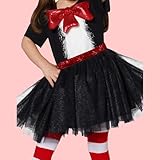 Spirit Halloween Dr. Seuss Cat In The Hat Costume Dress for Toddlers | OFFICIALLY LICENSED - 3T-4T