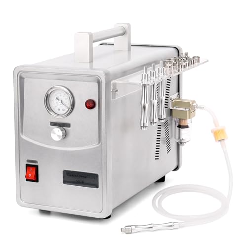 Professional Diamond Dermabrasion Microdermabrasion Machine Facial Skin Care Device Equipment (Suction Power: 0-68cmHg) w/ 400 Pcs Cotton filters