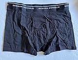 Banana Republic Men's 3 Pack Set Boxer Briefs (Medium M Med.) Mens Underwear Lot Trunk Trunks (Black)