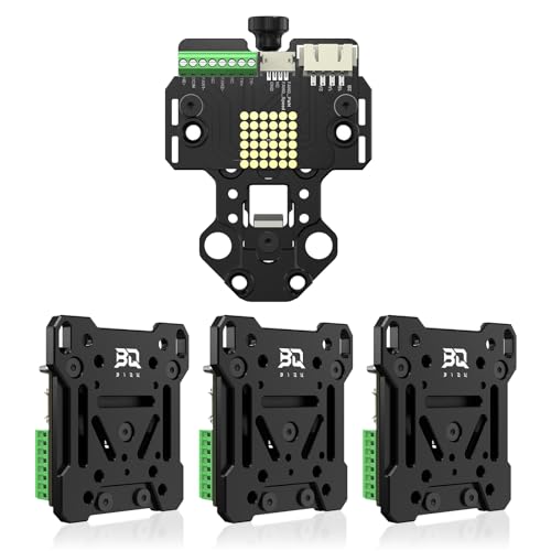 BIQU Hermit Crab V2 3D Printer Hot Swappable Tool Changer Upgrade Pom Slider Plate Aluminum Alloy Gantry Plate Quick Change Tool Head Compatible with H2 Extruder, MK8, Laser Cutter, Ender3 V2