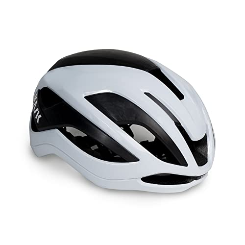 KASK Elemento Bike Helmet I Aerodynamic Road Cycling, Gravel & Mountain Biking, Cyclocross Cycling Helmet - White - Large