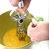 Norpro Egg Beater Classic Hand Crank Style 18/10 Stainless Steel Mixer 12 Inches