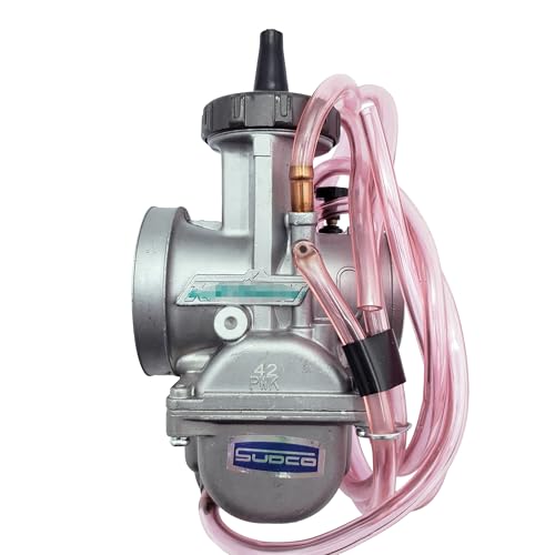 PWK42 Carburetor Carb For 2-Stroke & 4-Stroke Keihin ATV Quad Motorcycle Dirt Bike Go Kart Moped Scooters Dirt Bike 300cc to 450cc engines KTM w/Air Striker - 42mm