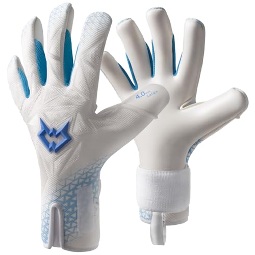 WVVOU Professional Goalkeeper Gloves for Adults and Youth Soccer Goalie Gloves Breathable Soccer Gloves High Performance Guantes De Portero with 4+3mm Sticky Super Grip Latex Palm