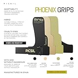 PicSil Phoenix Grips, Magnesium-Free, Fingerless Gloves for Cross Training, Gymnastics, WODs,Hand Protection from Rips and Blisters During Workouts and Weightlifting, Unisex(G+ (L-XL))