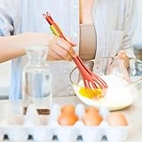 Multifunctional Egg Beater, Egg Beaters, Whisks for Cooking, 2 in 1 Food Clip & Egg Whisk,Kitchen Tool, Cooking Salad Mixer/Food Clip, Bread Clip Handheld Blende for Cooking, Mixing, Barbecue (5PCS)