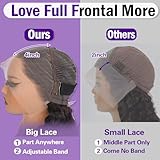 LRV 30 Inch Deep Wave Lace Front Wig Human Hair 13x4 HD Lace Frontal Deep Wave Human Hair Curly Wigs Pre Plucked Waterwave 180 Density