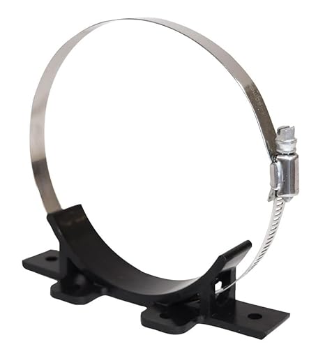 Sewer Hose Storage Carrier Support EZ Hose Adjustable Support Saddle/Ring Fits All Hose Carriers Black 2 Per Pack