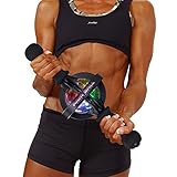 ACELETE Arm Gyro Ball Core Trainer Arm Exercise Torque Ball with Handle Forearm Strengthener for Stronger Arm Bones and Muscle with LED Light