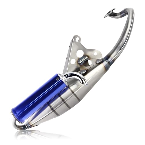 FLYPIG Performance Exhaust Muffler Pipe for Yamaha Breeze Jog 50 3KJ 3RY 4JP 4LV 50cc 2 Stroke Scooter Moped Engine 1E40QMB