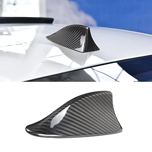 BLAKAYA Replacement for Antenna Cover Shark Fin Trim Hood Carbon Fiber Automotive Roof Aerials for BMW F10 F18 F01 F02 F04 (Black)