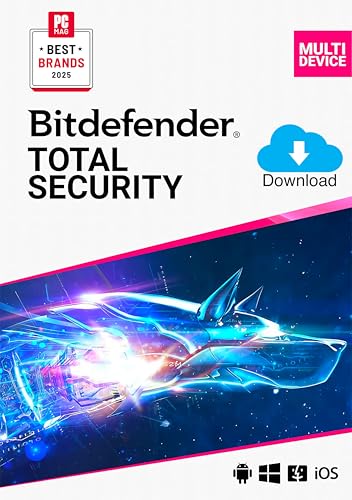Bitdefender Total Security - 10 Devices | 2 year Subscription | PC/MAC |Activation Code by email