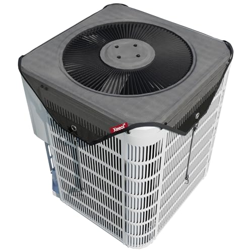 32x32 Central Air conditioner Covers for Outside Units, Mesh AC Unit Covers Outdoor - Top Breathable Universal Defender