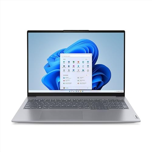 Lenovo ThinkBook 16 G6 IRL Laptop, 16" 1920 x 1200 IPS, Intel Core i7-1355U 10-Core, 32GB DDR5, 1TB SSD, Windows 11 Pro, Backlit KB, Wi-Fi 6, Bluetooth 5.1, Thunderbolt 4, 1080p Camera, Arctic Grey