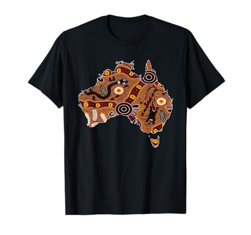 Aboriginal Flag Australia Souvenir Proud Native Aussie Gifts T-Shirt