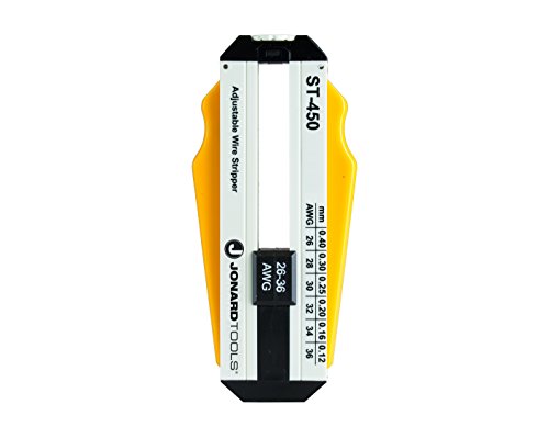 Jonard Tools ST-450 Adjustable Precision Wire Stripper, 26-36 AWG