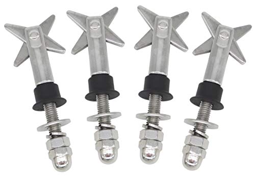Toggle Anchor Bolts, Hollow Wall Anchors 304 Stainless Steel Scissors Type Heavy Duty X Anchor M8x110mm, Pack of 4
