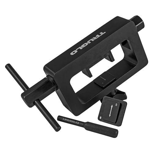 TRUGLO Portable and Durable Steel Rear and Front Sight Installation and Removal Tool with Mounted Sights for Hunting, Black