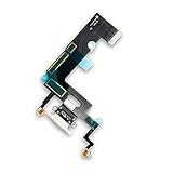 MMOBIEL Dock Connector Compatible with iPhone XR - 6.1 inch - 2018 - Charging Port Flex Cable - Headphone Port/Microphone/Antenna Replacement - Incl. Screwdrivers - White