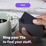 Tile by Life360 Slim (2024) - Wallet Finder, Bluetooth Tracker and Item Locator for Luggage Tags, Passports and More. Both iOS and Android Compatible. Phone Finder. 2-Pack (Black)