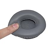 Replacement Solo 1 Wired Earpads Ear Pad Cushion Cover Compatible with Monster Beats by Dr.Dre Solo 1.0 Wired Solo HD Wired On-Ear Headphones (Grey)