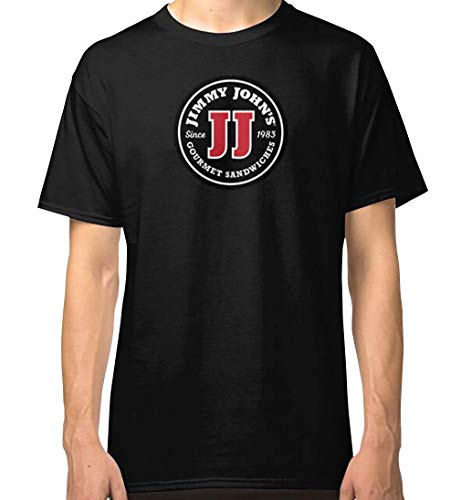 Generic Men's Women's Kids Youth Jimmy L John Classic-Fit Short-Sleeve Crewneck T Shirt Large