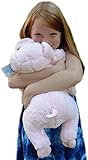 Mother & Baby Stuffed Pig Plush Toy Set | Super Soft Pig Stuffed Animal | Cute Plushies for Kids’ Bedroom | 17" Stuffed Animals for Girls & Boys | Farm Animal Toys by Exceptional Home