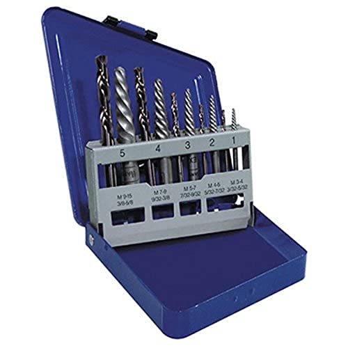 Irwin Tools IRWIN Screw Extractor/Drill Bit Set, 10-Piece (11119)