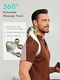 SKG Neck Massager for Pain Relief Deep Tissue, 6D Kneading Neck Massager Cordless Shiatsu Neck and Shoulder Massage with Heat for Neck, Back, Shoulder, Legs, Electric Massage Gift Ideas, H7 Ultra E