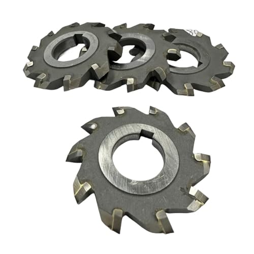 2Pc OD:80mm Series Carbide Double Angle Milling Cutter V Shape Slot Trapezoid Slot Unit:mm (OD*Thickness*ID-Degrees) (80 * 12 * 27mm-90°)