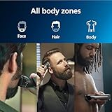 Philips Norelco Multigroom 9000 Series, All-in-One Trimmer, Beard Trimmer and Hair Clipper, 23-Piece Men's Grooming Kit for Beard, Body, Face, Nose, Ear and Intimate Areas, MG9520/50