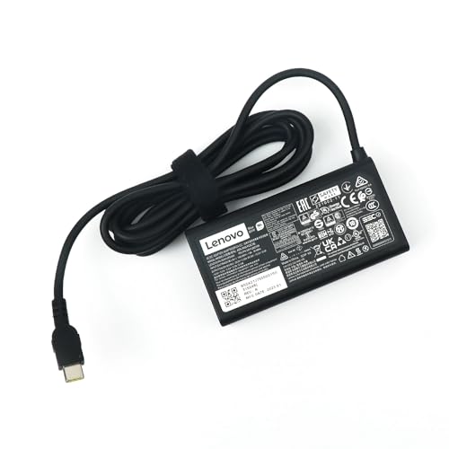 Lenovo Laptop Charger 65W Watt USB Type C(USB-C) AC Power Adapter - ThinkPad X1 Carbon Gen 11,E16, ADLX65YDC3E