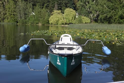 GIGACRAFT Canoe Outrigger Floats Package, Adjustable Polyethylene Stabilizer Pontoons for Fishing Kayak and Canoes (Canoe Mount)