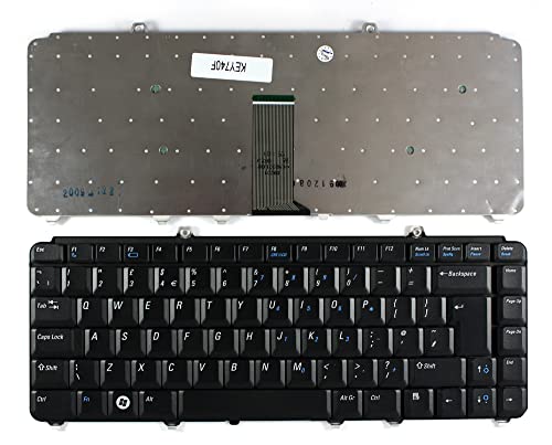 Power4Laptops UK Layout Black Replacement Laptop Keyboard Compatible with Dell Vostro 1500
