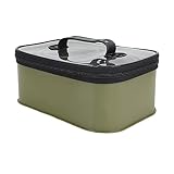 LOUYTW 6PCS Fishing Tool Storage Box Set EVA Thickened Multipurpose Tackle Box Bait Bucket Fishing Containers for Outdoor