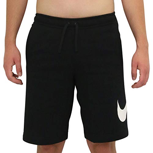 Nike Men's Sportwear Club Shorts, Black/White, Medium