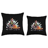 Cool homemade go kart outfit for boys and girls Throw Pillow