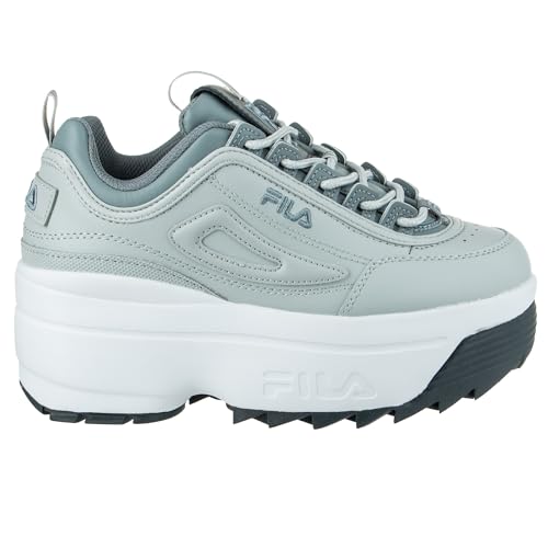 Fila Women's Disruptor Ii Wedge Sneaker, 063 Glacier Gray/Monument/White, 9