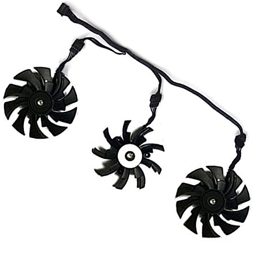 3Pcs/ Lot PLD10015B12H 95mm 12V 0.55A 12 Pin Graphics Card Cooling Fan Replacement for GIGABYTE AORUS RTX 2060S 2070 2070S 2080 2080S 2080TI Video Card Cooler Fans (3PC)