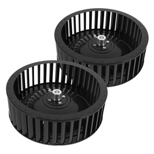 POPETPOP 2Pcs Range Hood Blower Wheel Motor Accessories Durable Exhaust Fan Parts for Household Use Easy to Install Compact Replacement for Hood Insert Exhaust