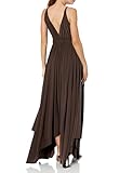 Norma Kamali Women's Goddess Gown, Chocolate