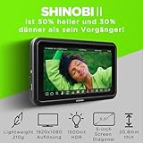 Atomos Shinobi II HDMI 4K Monitor with HDR Touchscreen, All Day Battery Life, and Lightweight Design (Black)