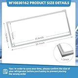 W10830162 Refrigerator Door Seal (2 Pack), W10830162 Compatible with Whirlpool, Kenmore Refrigerators, Fit Model WRF535SMBM00, KBFS20EVMS13, IX6HHEXDSM00, Replaces 12723206AP W10179332, 39.7 x 16.9"