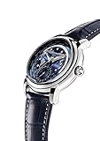 Frederique Constant Men's FC718NWM4H6 Worldtimer Automatic Watch With Blue Leather Band