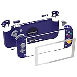 eXtremeRate DIY Replacement Shell for Nintendo Switch Lite, The Classic SwitchCube Style NSL Handheld Controller Housing w/ Screen Protector, Custom Case Cover for Nintendo Switch Lite