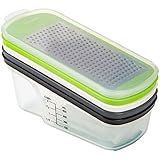 PrepWorks Grate, Slice & Store Set, One Size, Multi-Color – Versatile Food Prep Set with Storage Containers