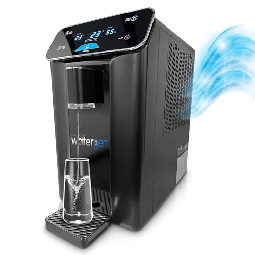 Desktop Solaris WaterGen Atmospheric Water Generator, Makes Water from The air. No Plumbing Needed. This Water Machine is Great for Home use, Office, RV, Boat or Emergencies. (Black)