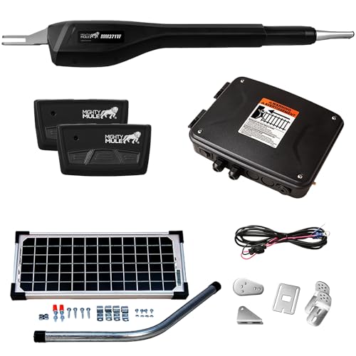 Mighty Mule MM371W-SOL Automatic Gate Opener Black mEDIUM