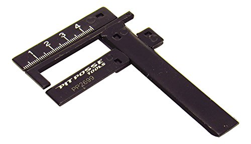 Pit Posse PP2699 Carburetor Carb Float Level Gauge Motorcycle Tool - Universal Adjustable - Heavy Duty Construction - Accurate - mm Metric Markings